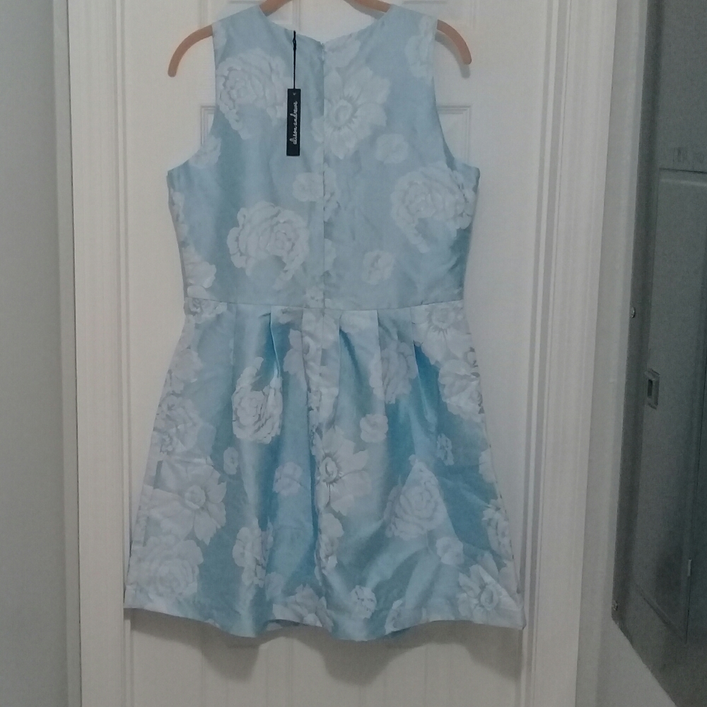 Blue floral dress - Picture 3 of 5